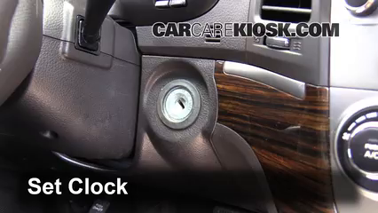 2010 Hyundai Santa Fe SE 3.5L V6 Clock Set Clock